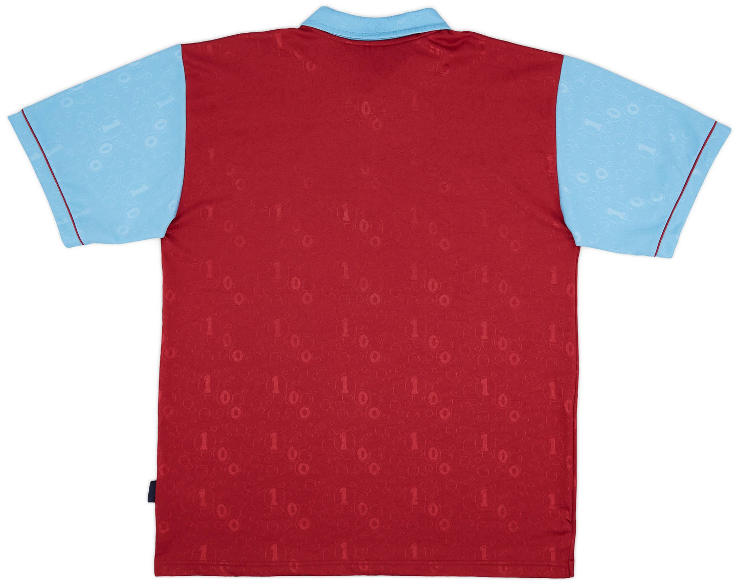 Maillot domicile du centenaire réédité West Ham Pony 1995-97