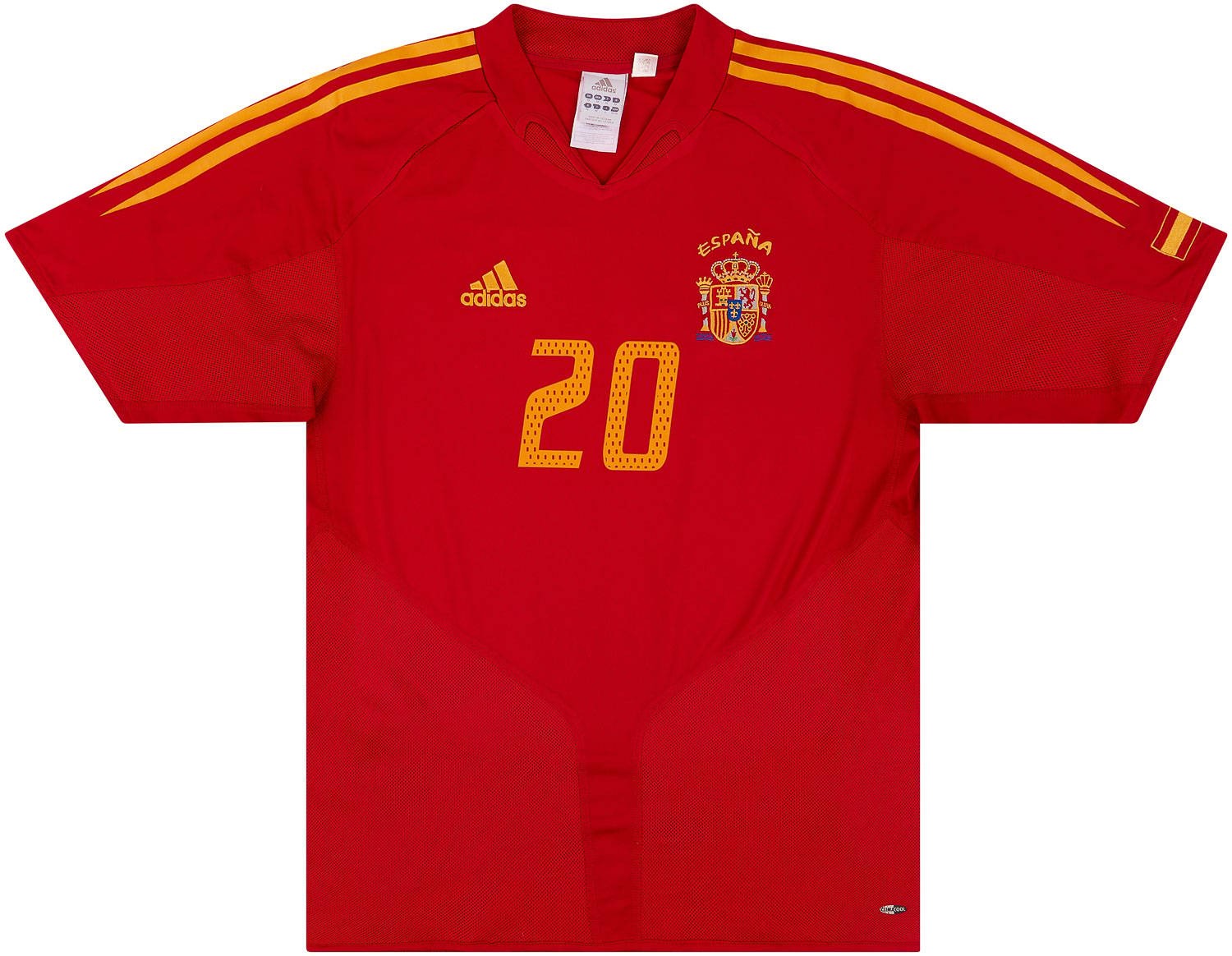 Maillot domicile Espagne 2004-06 Xavi #20