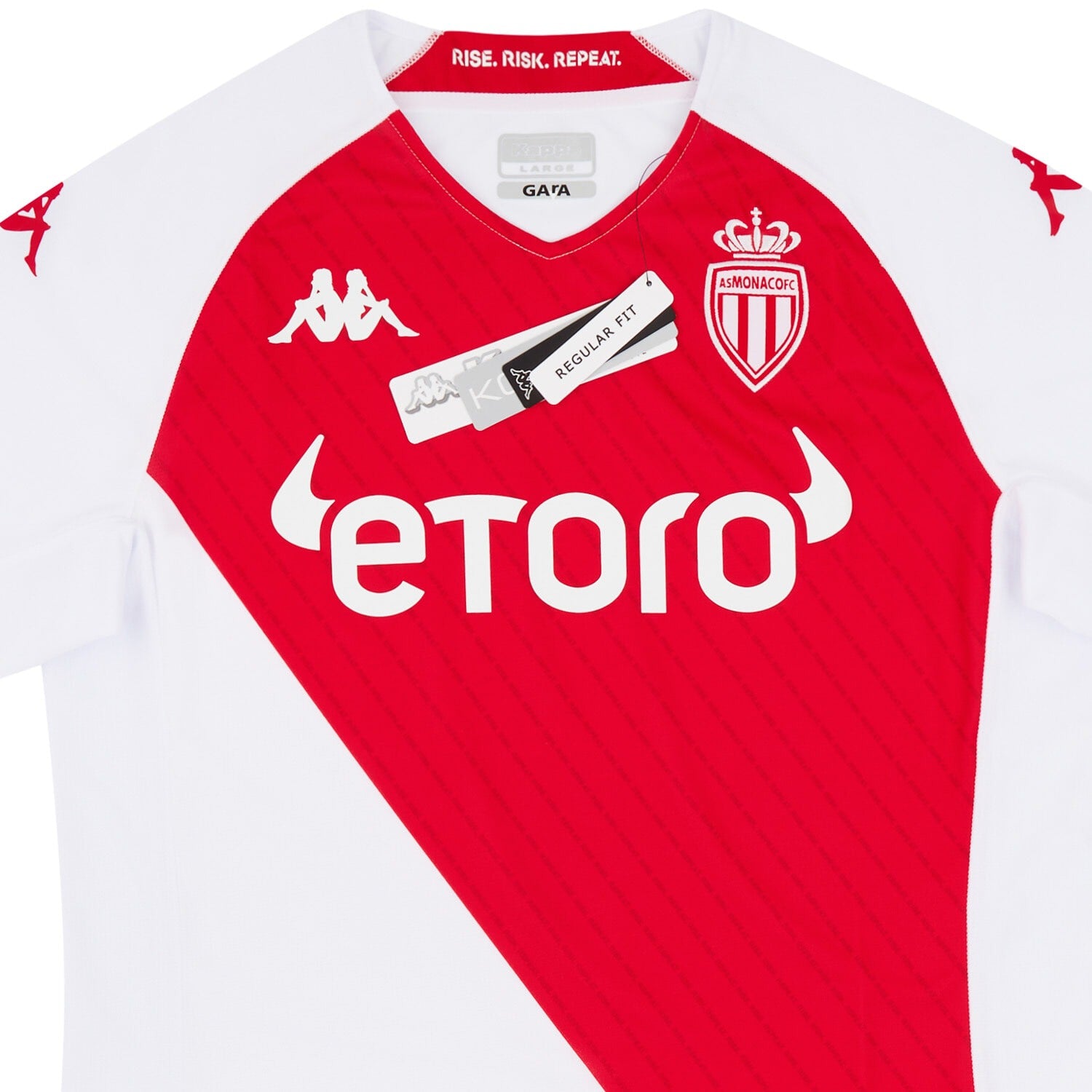 Maillot domicile AS Monaco Kappa saison 2022/2023 - Neuf RR STORE ONLINE