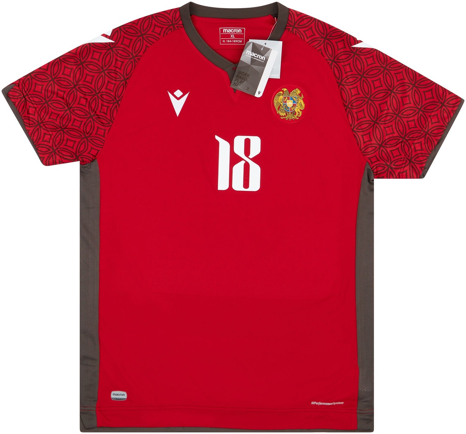 Maillot domicile Arménie 2020-21 Mkhitaryan #18 RR STORE ONLINE