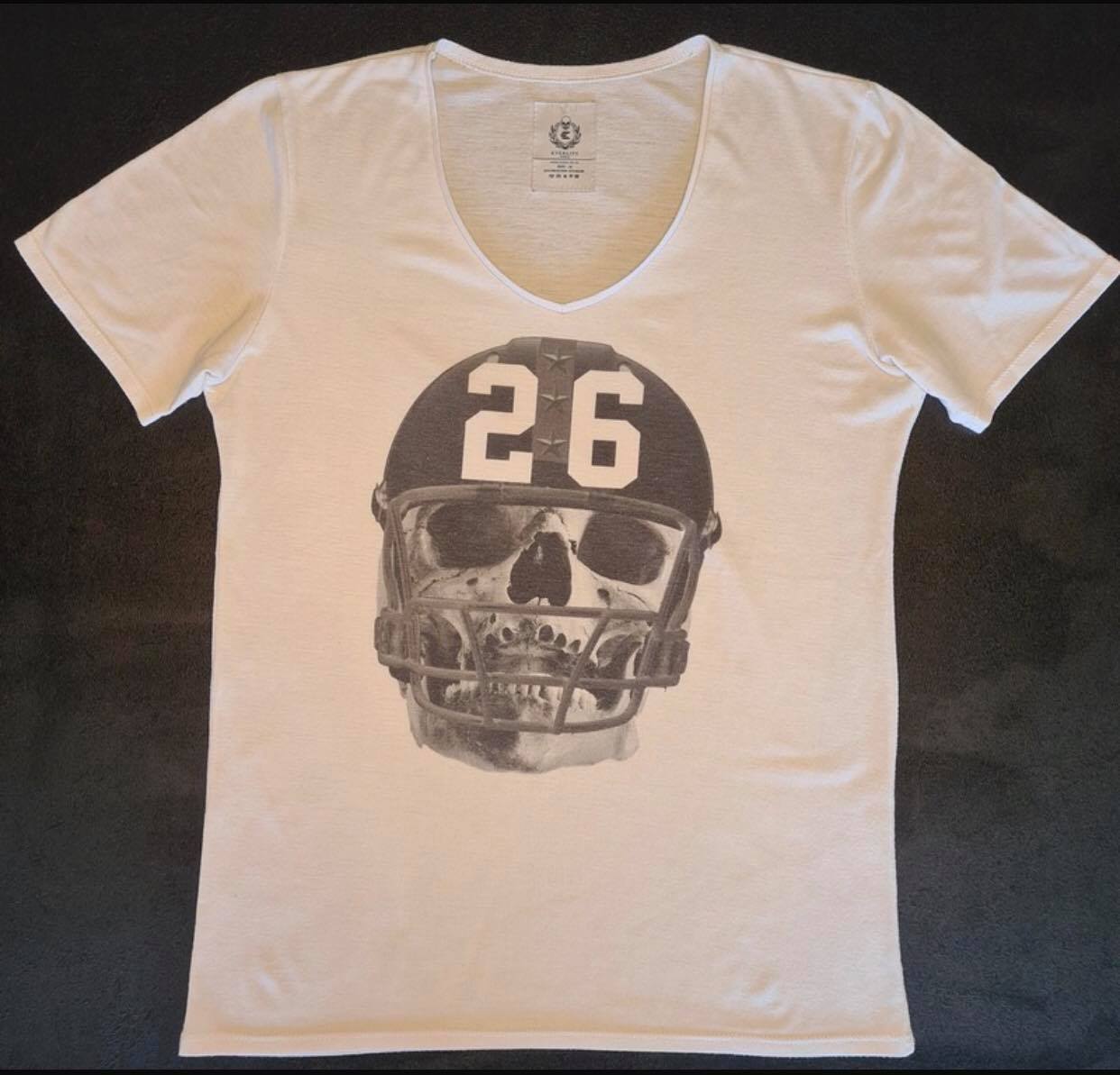 T-shirt Tête de Mort Football Américain RR Store Online