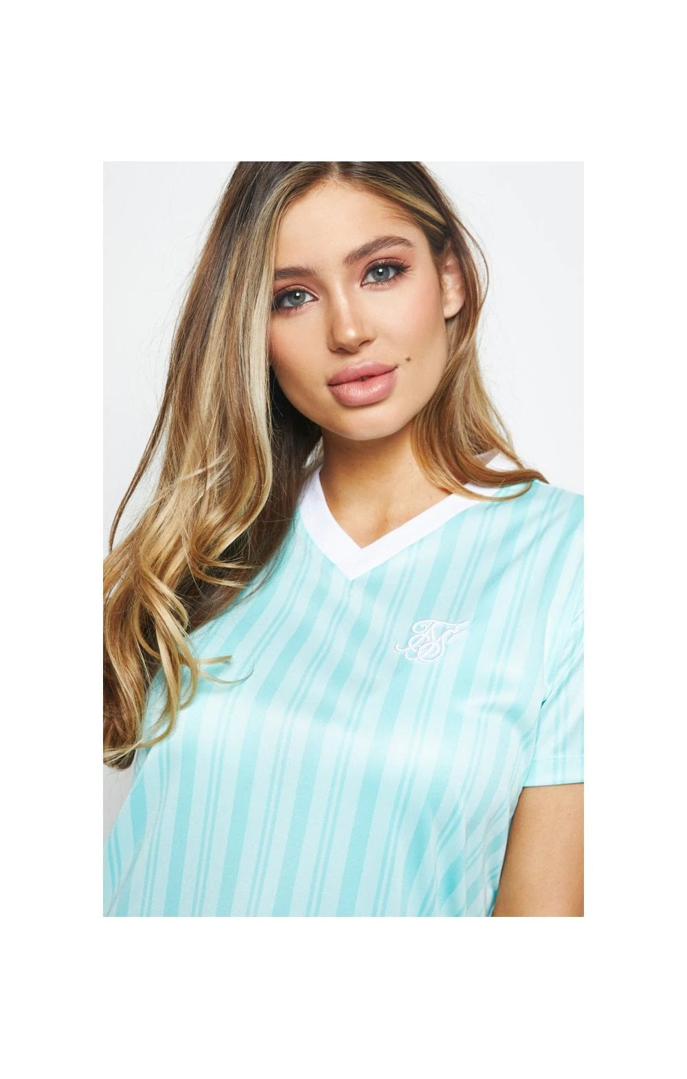 Robe T-shirt à Rayures Aqua Siksilk RR Store Online