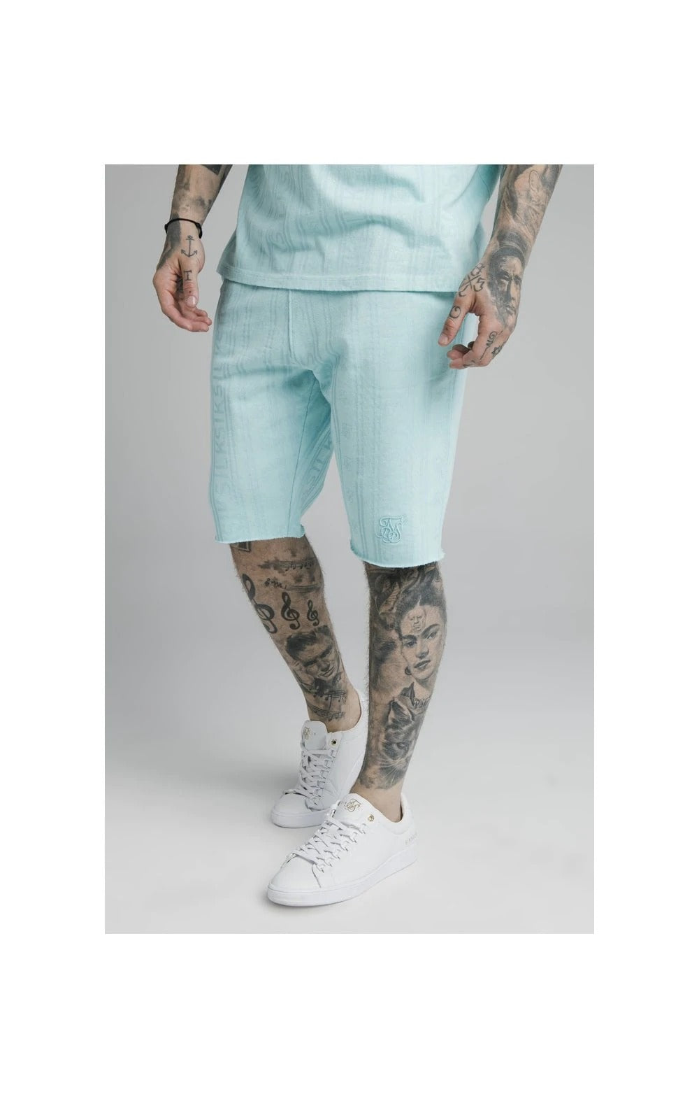 Short De Sport Pastel Bleu Siksilk rr store online