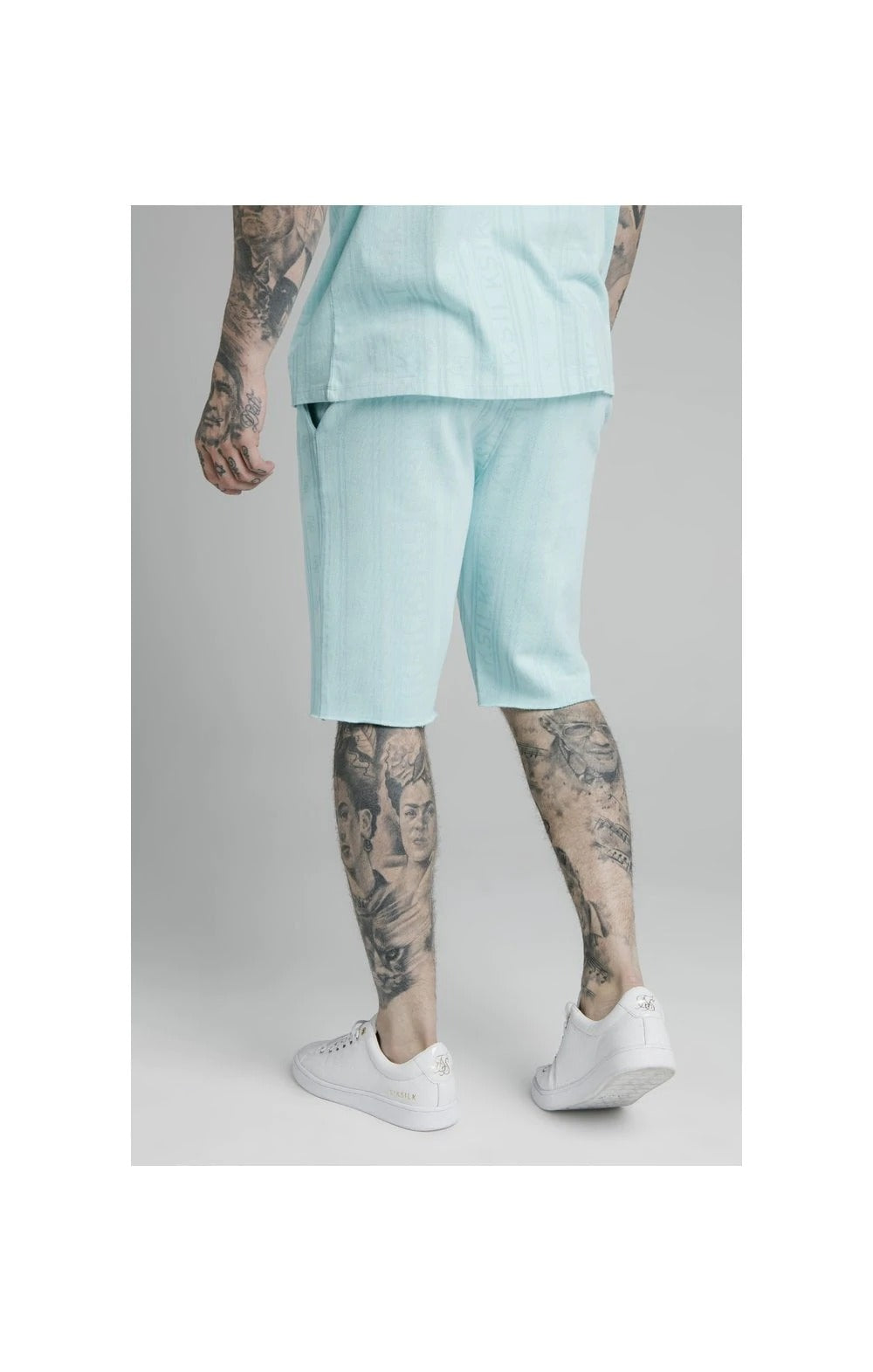 Short De Sport Pastel Bleu Siksilk rr store online