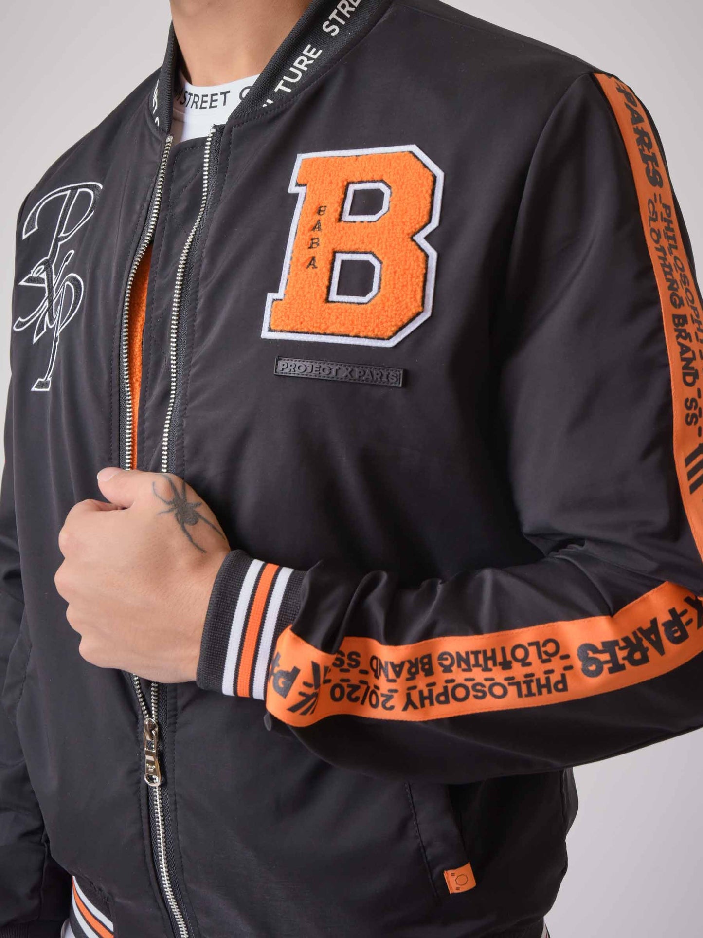 Veste col teddy Style baseball " Baba Collab" RR Store Online