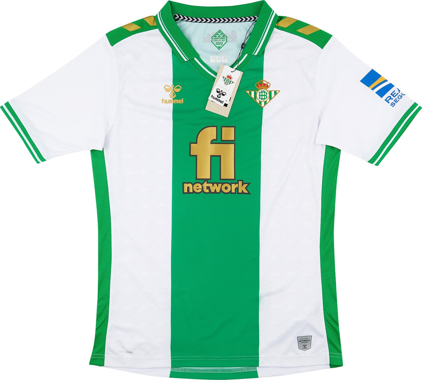 Quatrième maillot Real Betis Hummel saison 2022-23 - NEUF RR Store Online