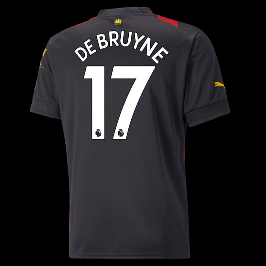 Maillot extérieur Manchester City 2022-23 Puma avec flocage De Bruyne #17 RR Store Online