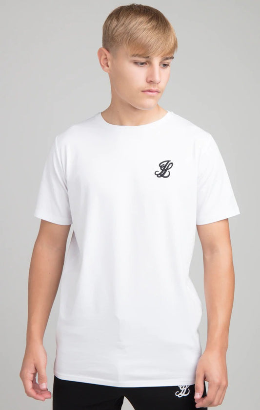 T-shirt à Ourlet Droite Core S/S Blanc Illusive London RR Store Online