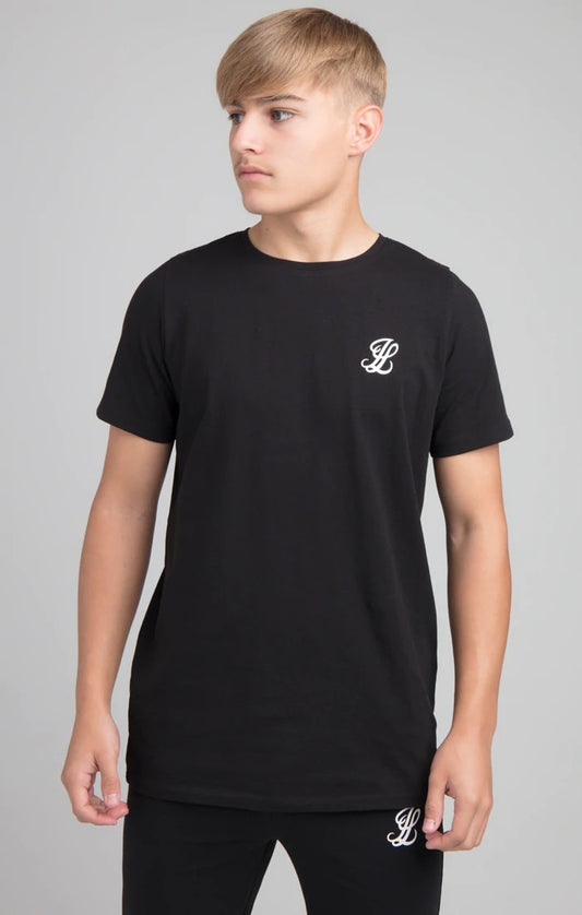 T-shirt à Ourlet Droite Core S/S Noir Illusive London RR Store Online