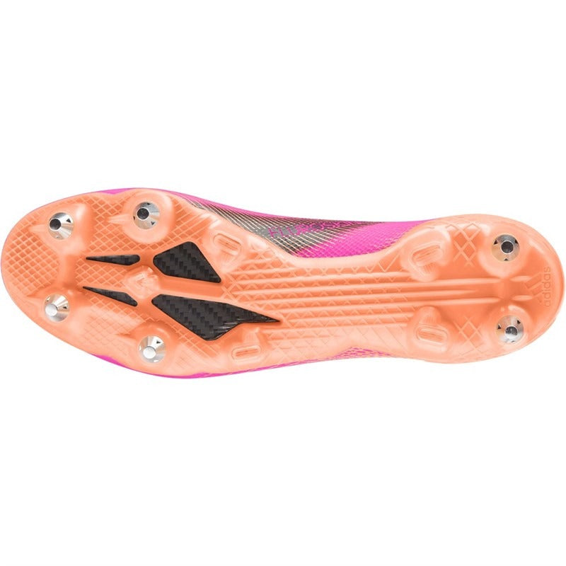 Crampons de football Adidas modèle Ghosted.1 SG Soft Ground couleur rose RR Store Online