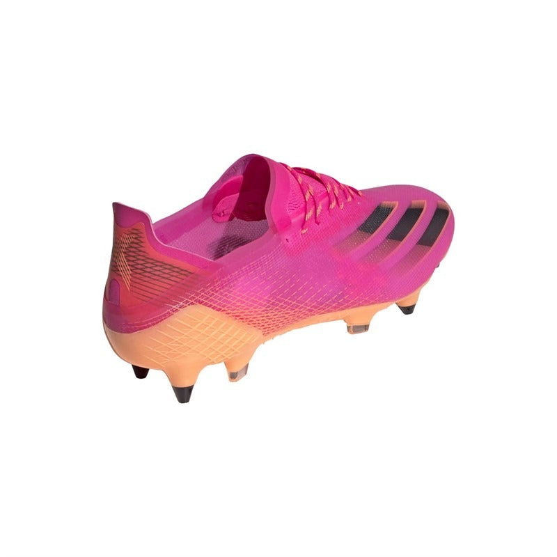 Crampons de football Adidas modèle Ghosted.1 SG Soft Ground couleur rose RR Store Online