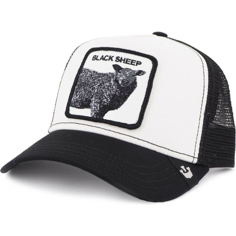 Casquette Trucker Blanche et Noire Mouton Goorin Bros RR Store Online