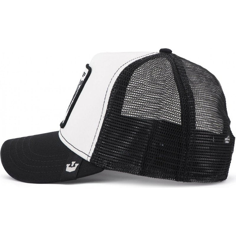 Casquette Trucker Blanche et Noire Mouton Goorin Bros RR Store Online