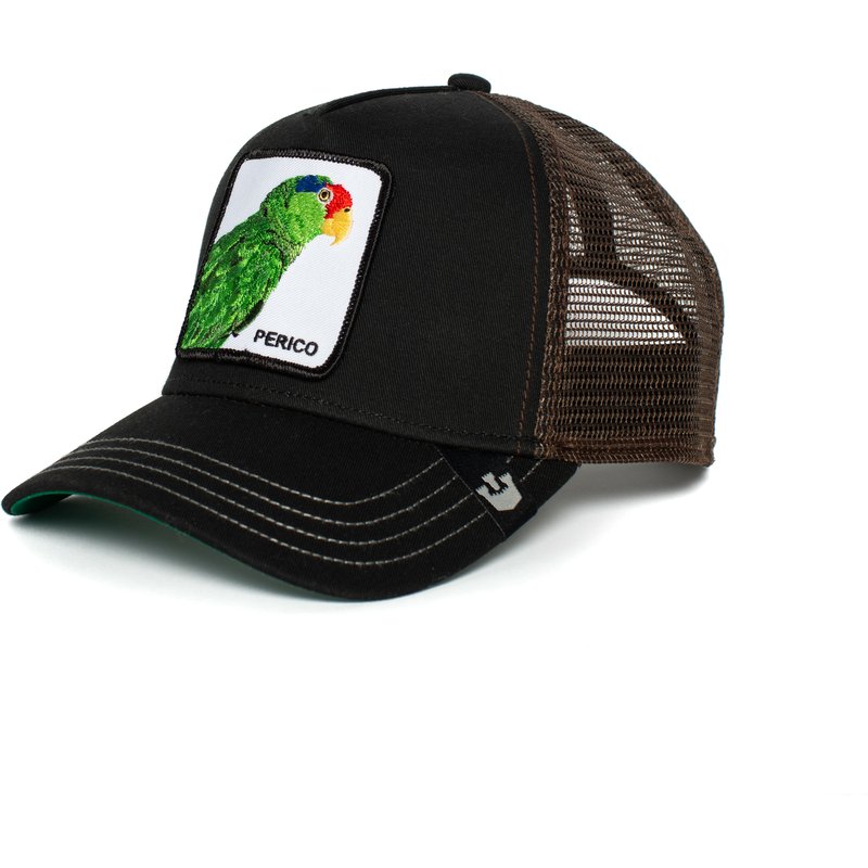 Casquette Perico Perroquet Noir