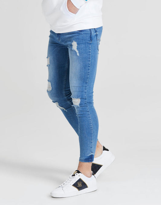 Jean Skinny Délavé Déchiré Enfant RR Store Online