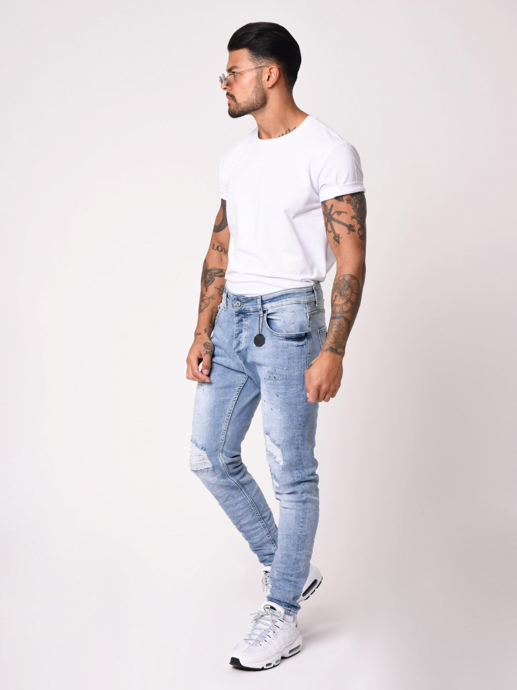 Jean Skinny Tacheté et Usé RR Store Online