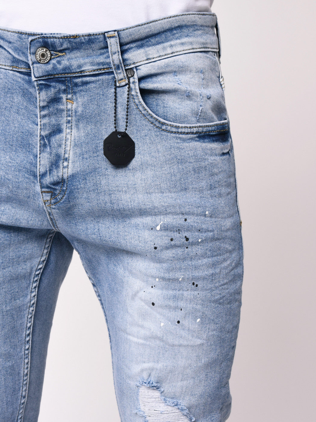 Jean Skinny Tacheté et Usé RR Store Online